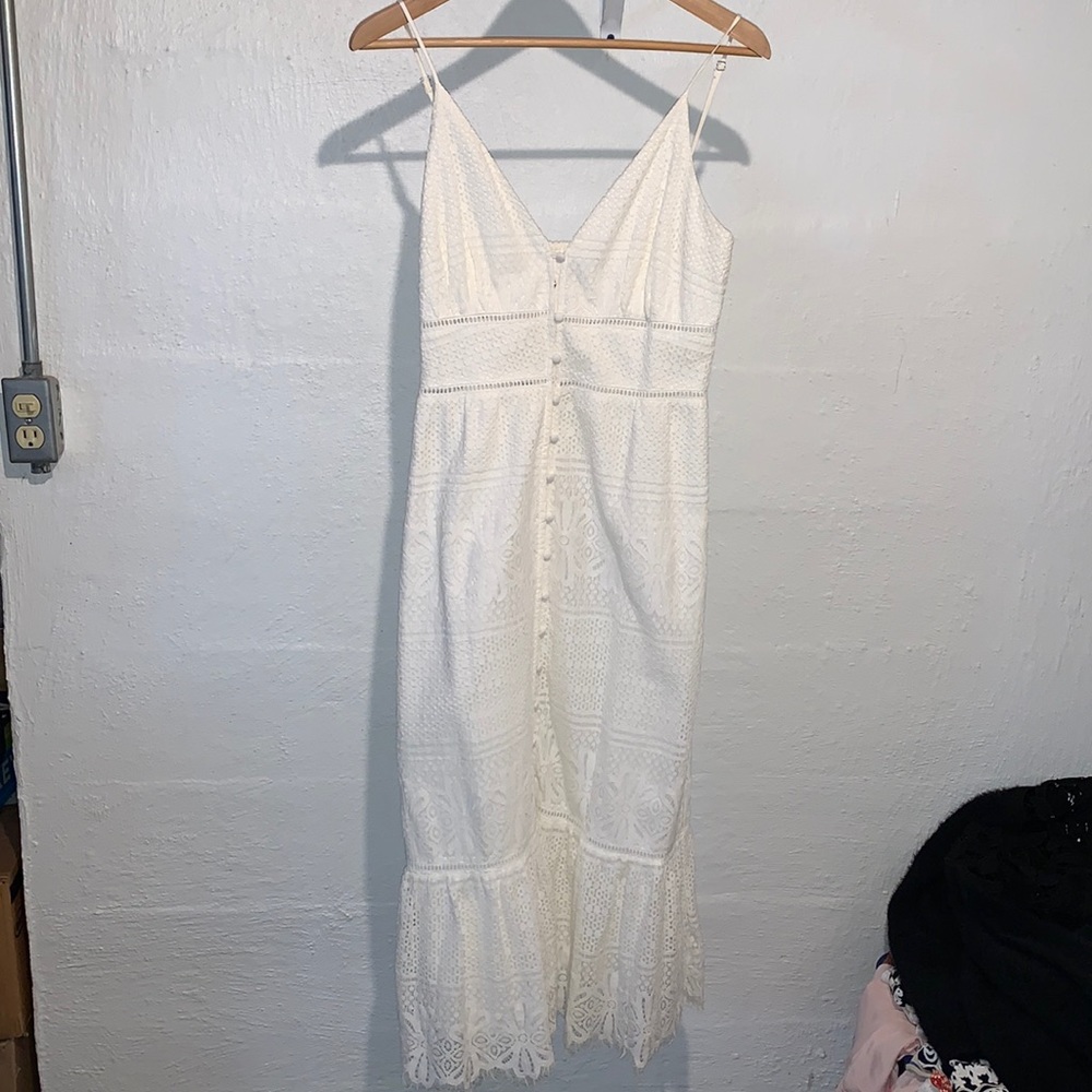 White MIDI Dress